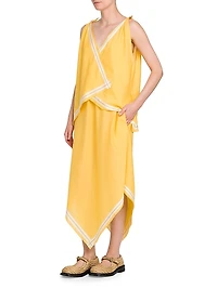 Italian Handkerchief Midi-Dress