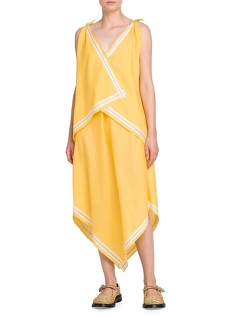 Italian Handkerchief Midi-Dress