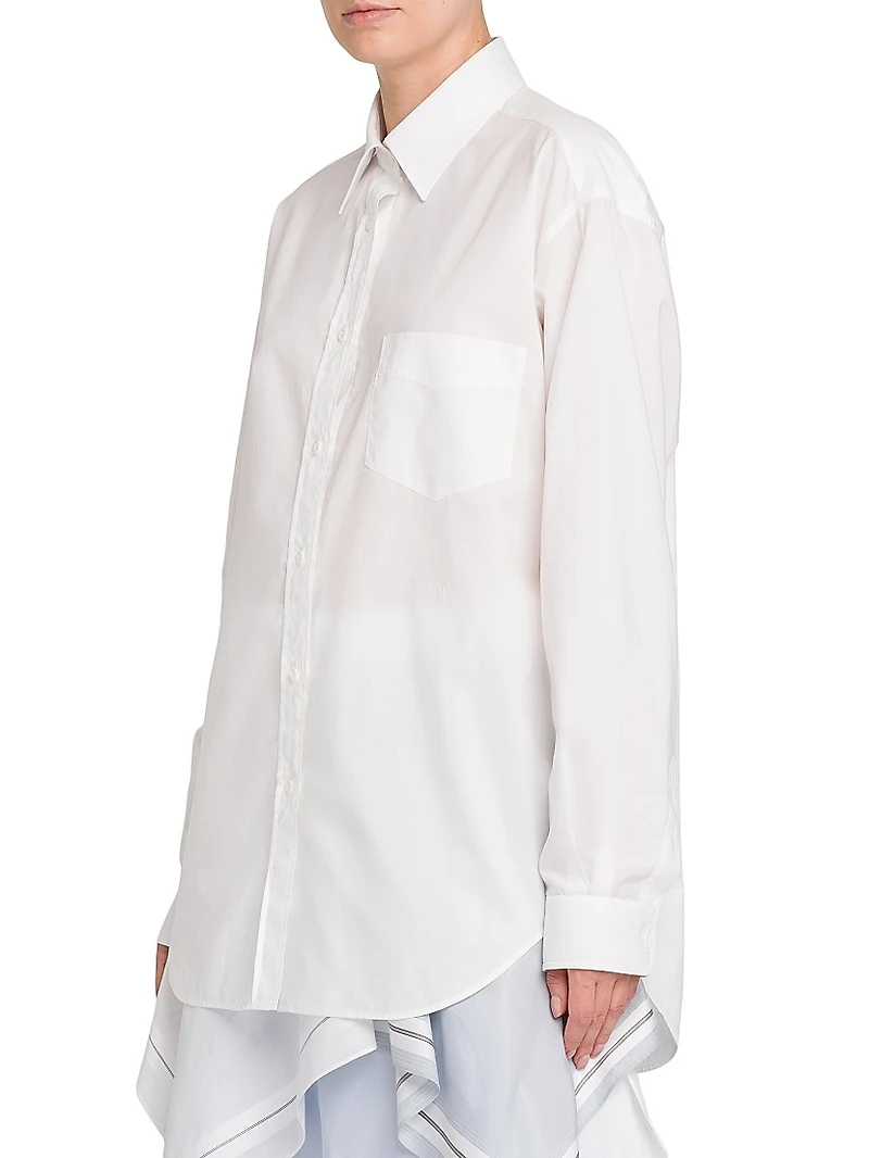 Cotton Poplin Blouse