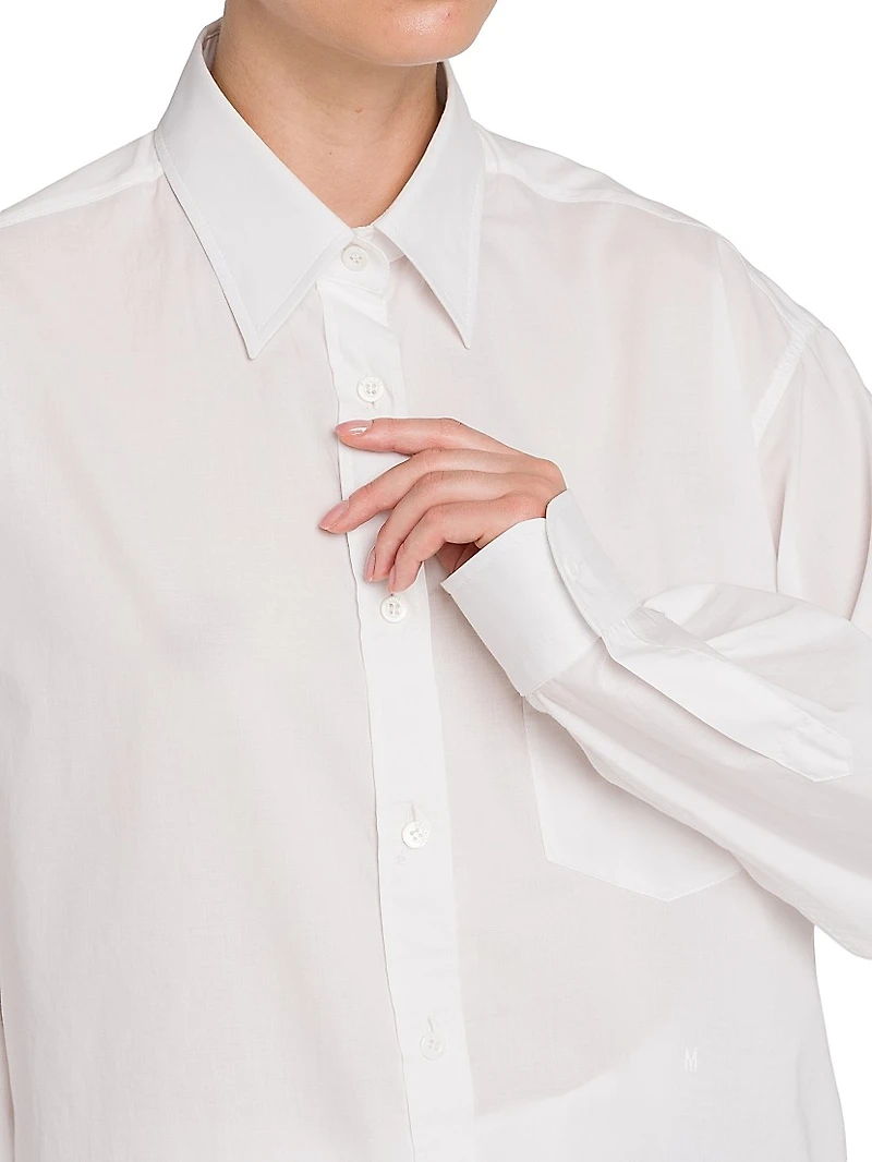 Cotton Poplin Blouse