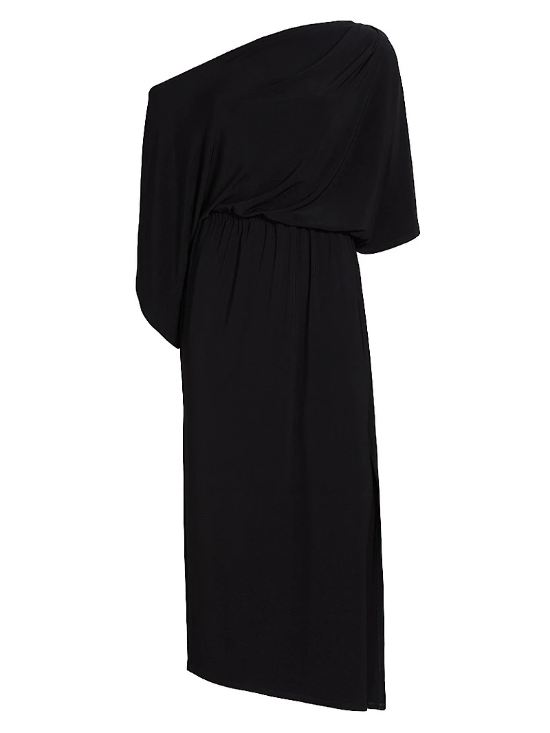 Carlina Asymmetric Midi-Dress