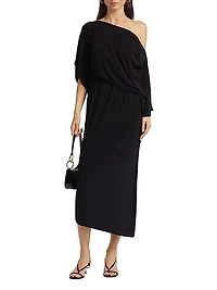 Carlina Asymmetric Midi-Dress