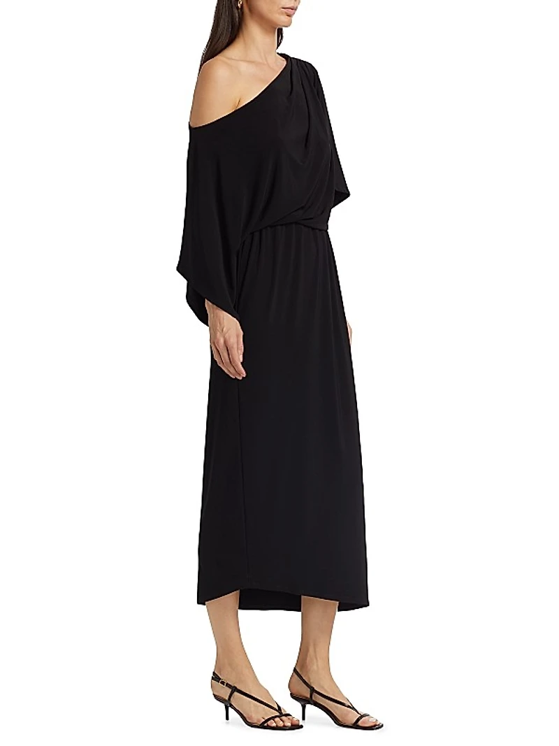 Carlina Asymmetric Midi-Dress