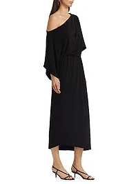 Carlina Asymmetric Midi-Dress