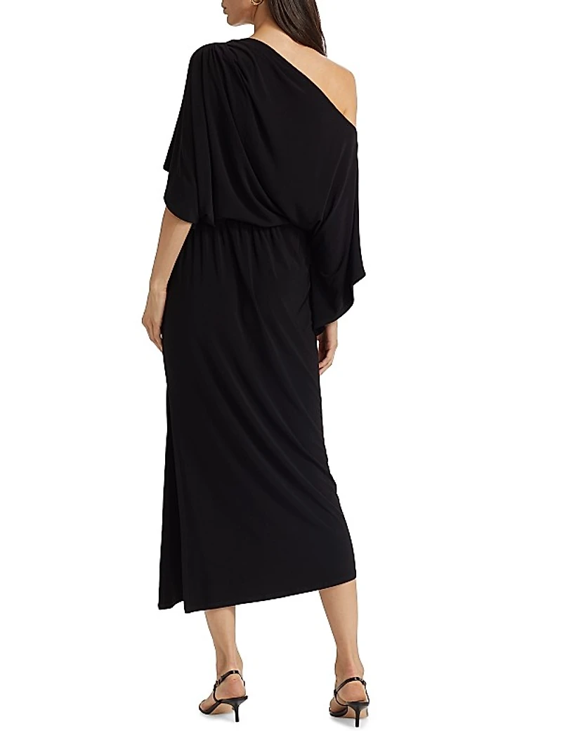 Carlina Asymmetric Midi-Dress