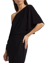 Carlina Asymmetric Midi-Dress
