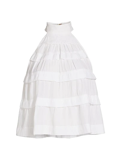 Sherrie Tiered Halterneck Top