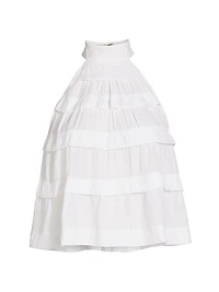 Sherrie Tiered Halterneck Top