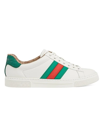Ace Leather Low-Top Sneakers