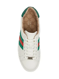 Ace Leather Low-Top Sneakers