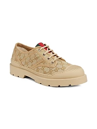 New Sherlin GG Canvas Lace-Up Shoes