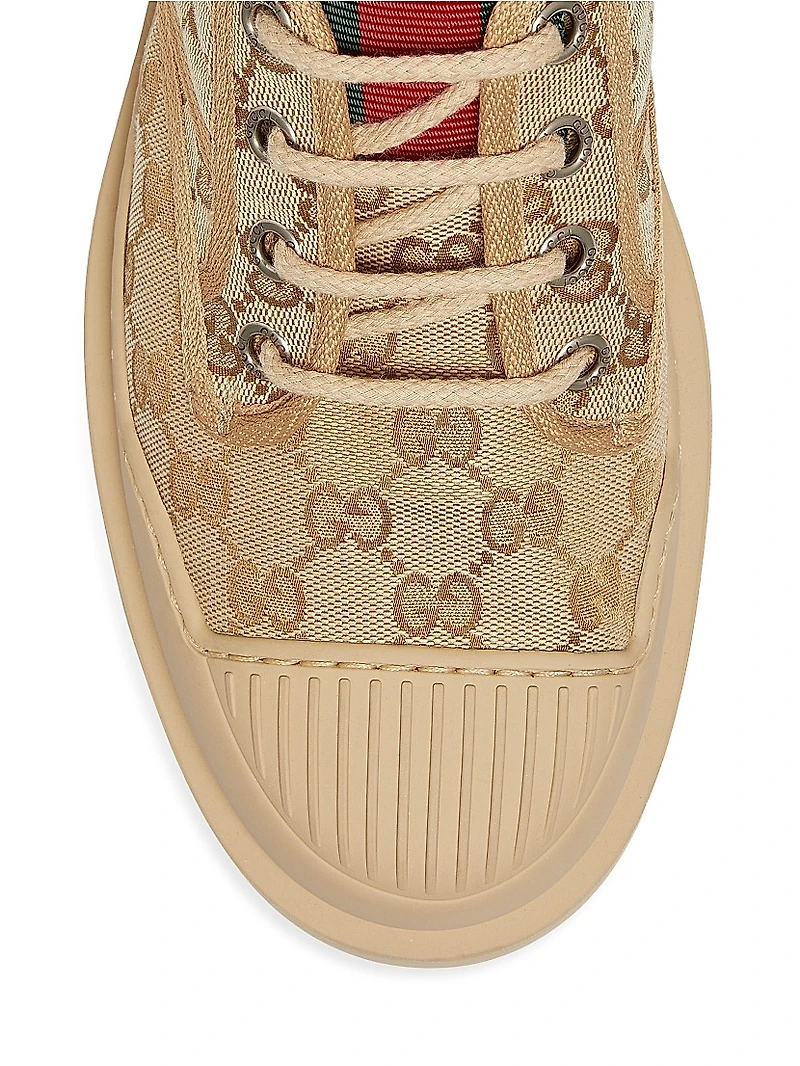 New Sherlin GG Canvas Lace-Up Shoes