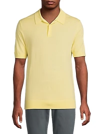 Wool-Cashmere Polo Shirt