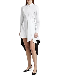 Ariella Fly Away Pleated Shirtdress