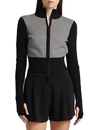Reece Zip- Front Sweater