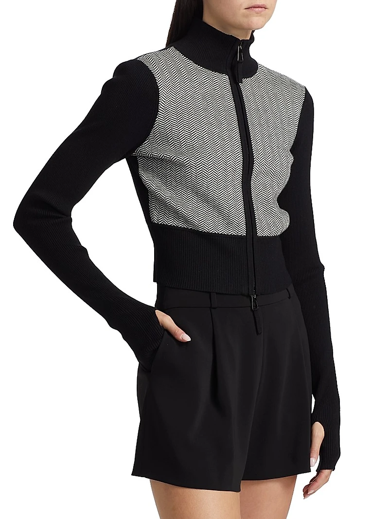 Reece Zip- Front Sweater