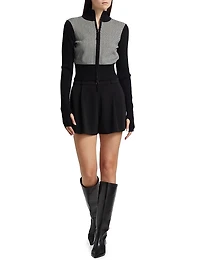 Reece Zip- Front Sweater