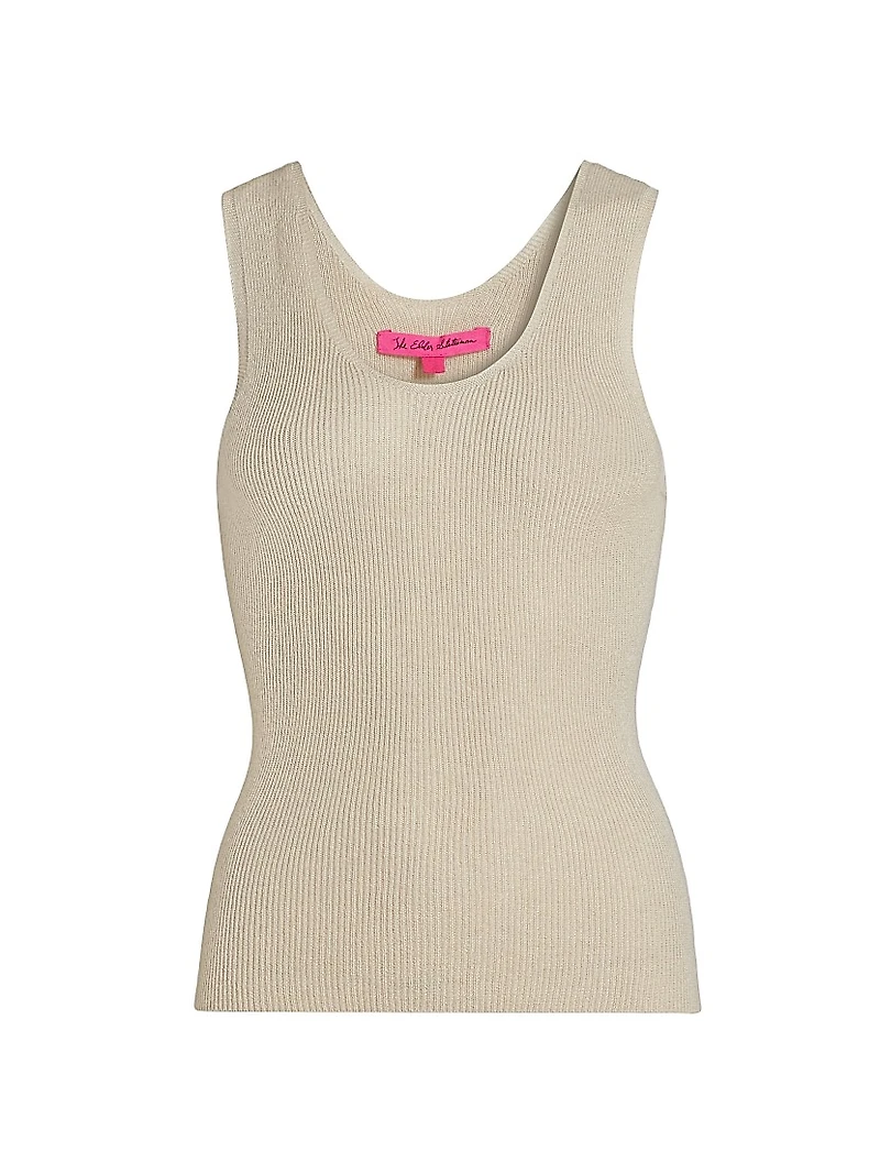 Delicash Cashmere-Silk Knit Tank