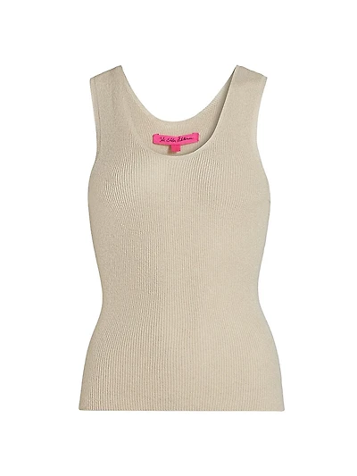 Delicash Cashmere-Silk Knit Tank