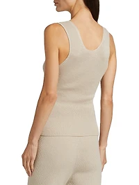 Delicash Cashmere-Silk Knit Tank
