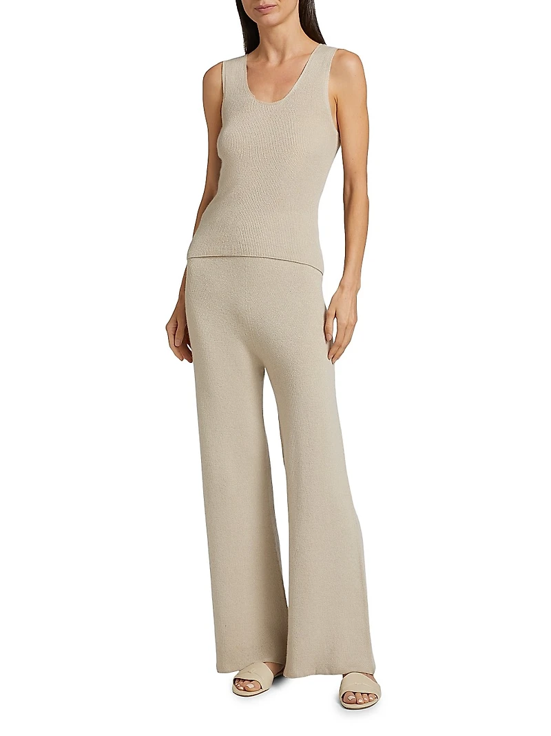 Delicash Cashmere-Silk Knit Tank