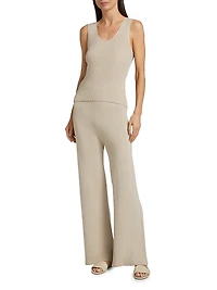 Delicash Cashmere-Silk Knit Tank