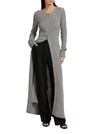 Bungalow Cashmere Rib-Knit Maxi Dress