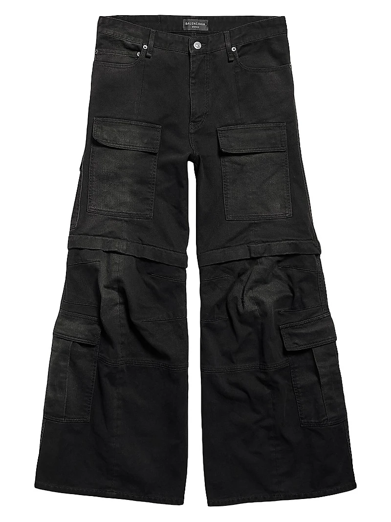 Flared Cargo Pants