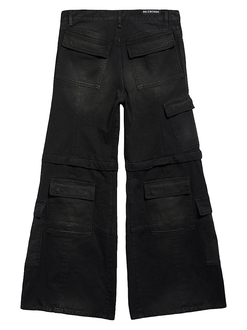 Flared Cargo Pants