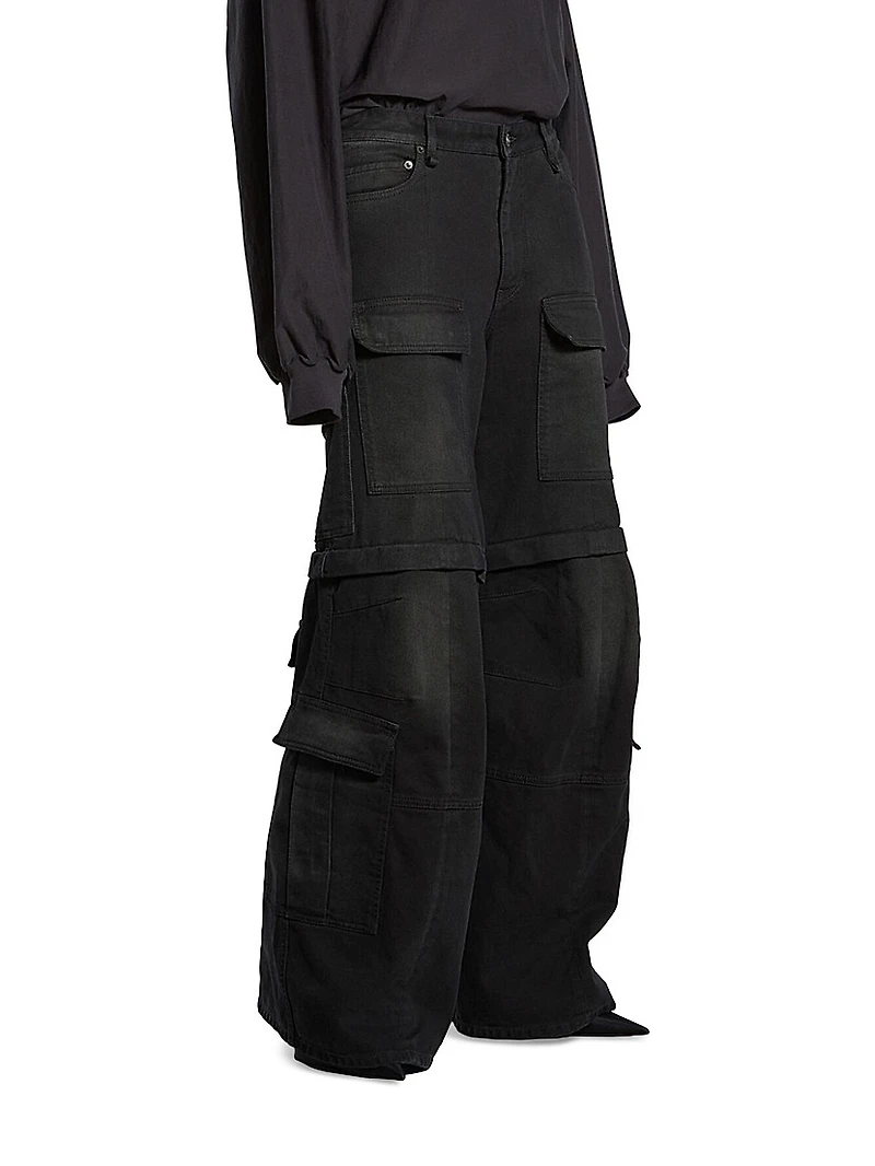 Flared Cargo Pants