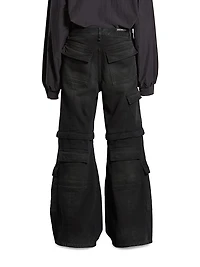 Flared Cargo Pants