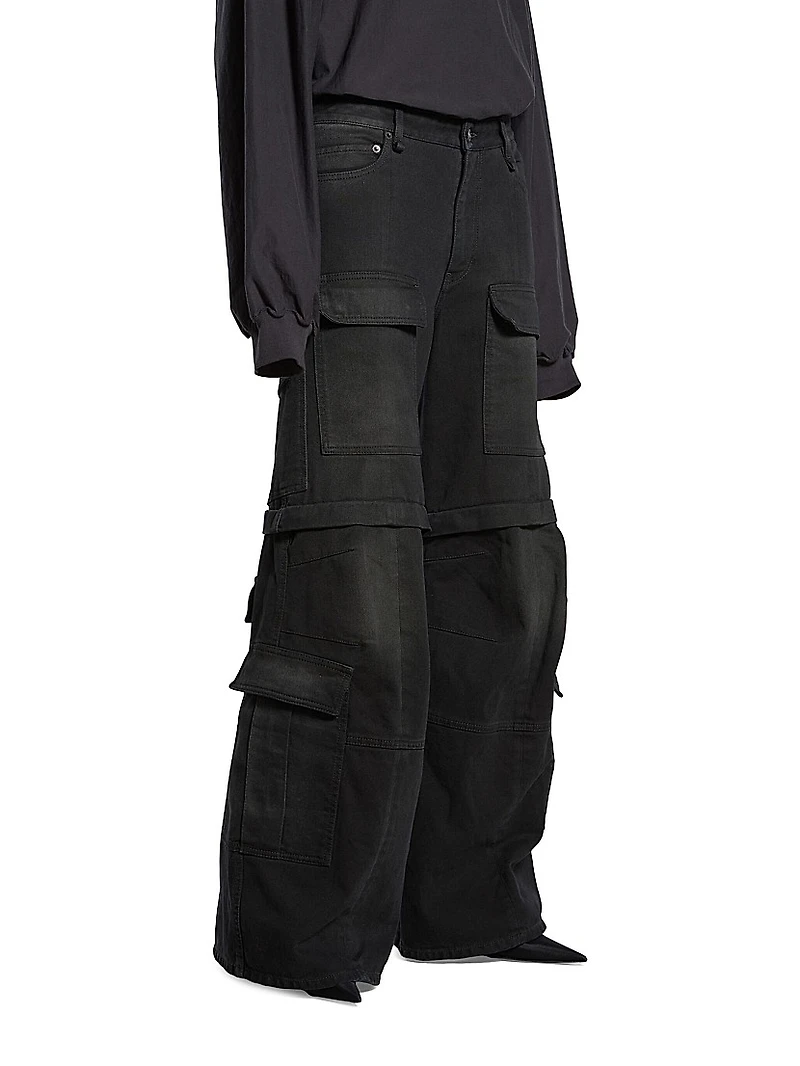 Flared Cargo Pants