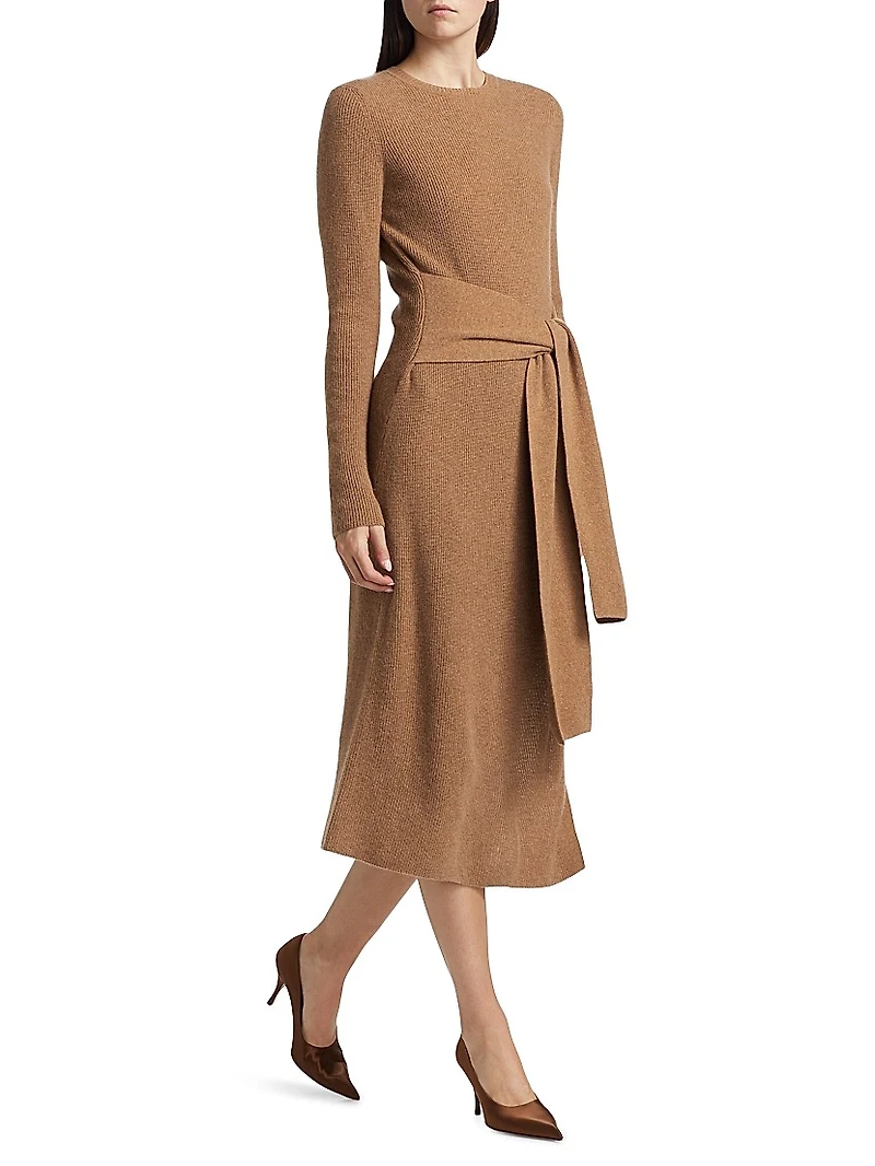 Blakely Tie-Waist Midi-Dress
