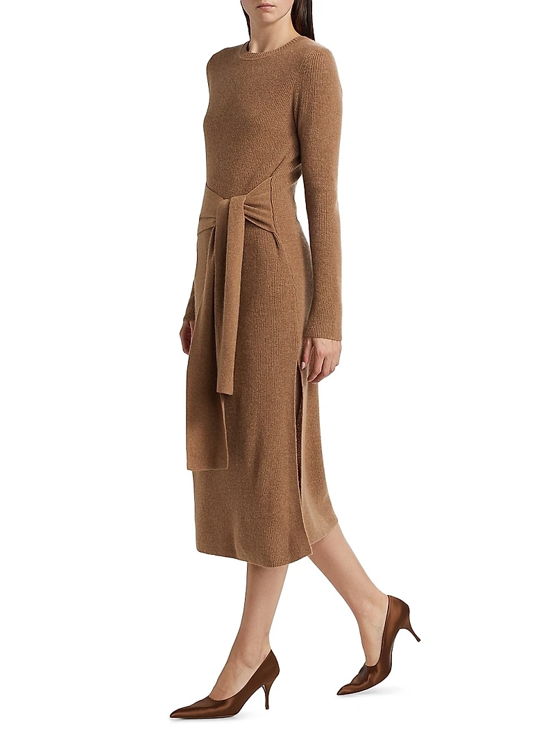 Blakely Tie-Waist Midi-Dress