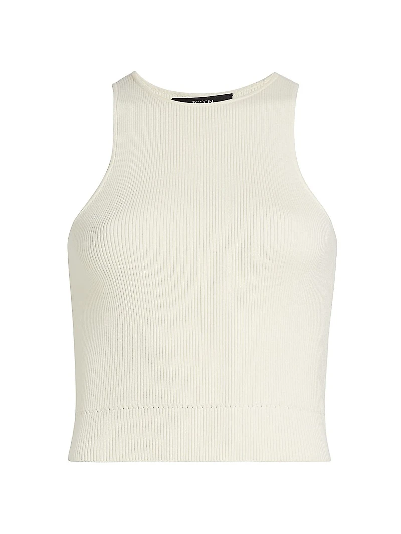 Avery Rib-Knit Racer Tank