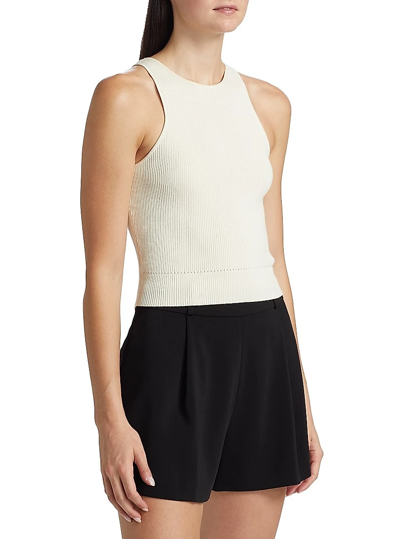 Avery Rib-Knit Racer Tank