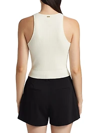 Avery Rib-Knit Racer Tank