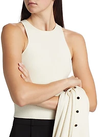 Avery Rib-Knit Racer Tank