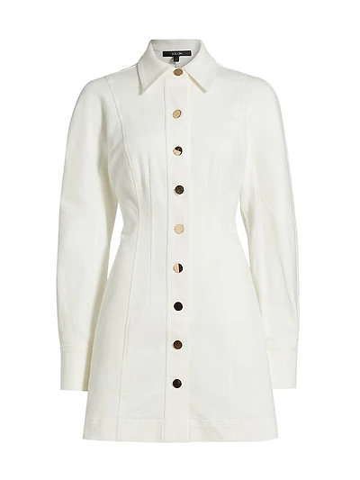 Alexa Denim Seamed Minidress