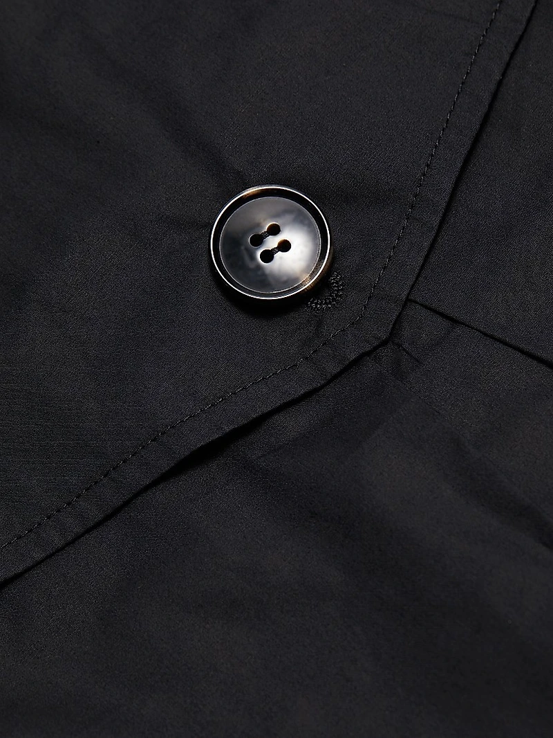 Colleen Stretch-Cotton Poplin Safari Shirtdress