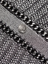 Tani Metallic Cotton Midi-Skirt