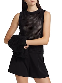 Estelle Crocheted Cotton Top