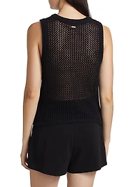 Estelle Crocheted Cotton Top