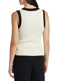 Collins Knit Tie-Waist Top