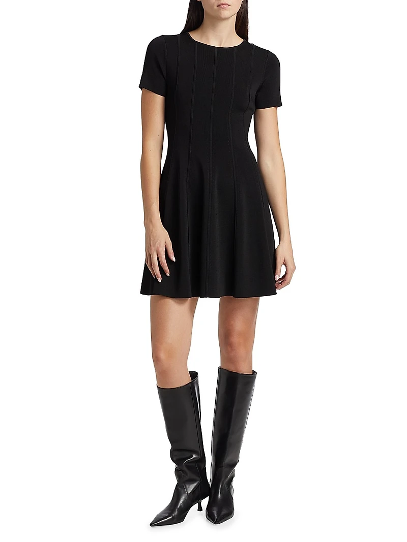 Robbie Knit Fit & Flare Dress