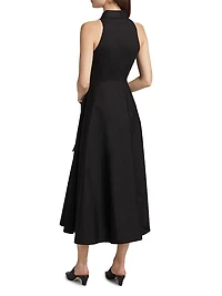 Chelsea Stretch-Cotton Poplin Tie-Waist Shirtdress