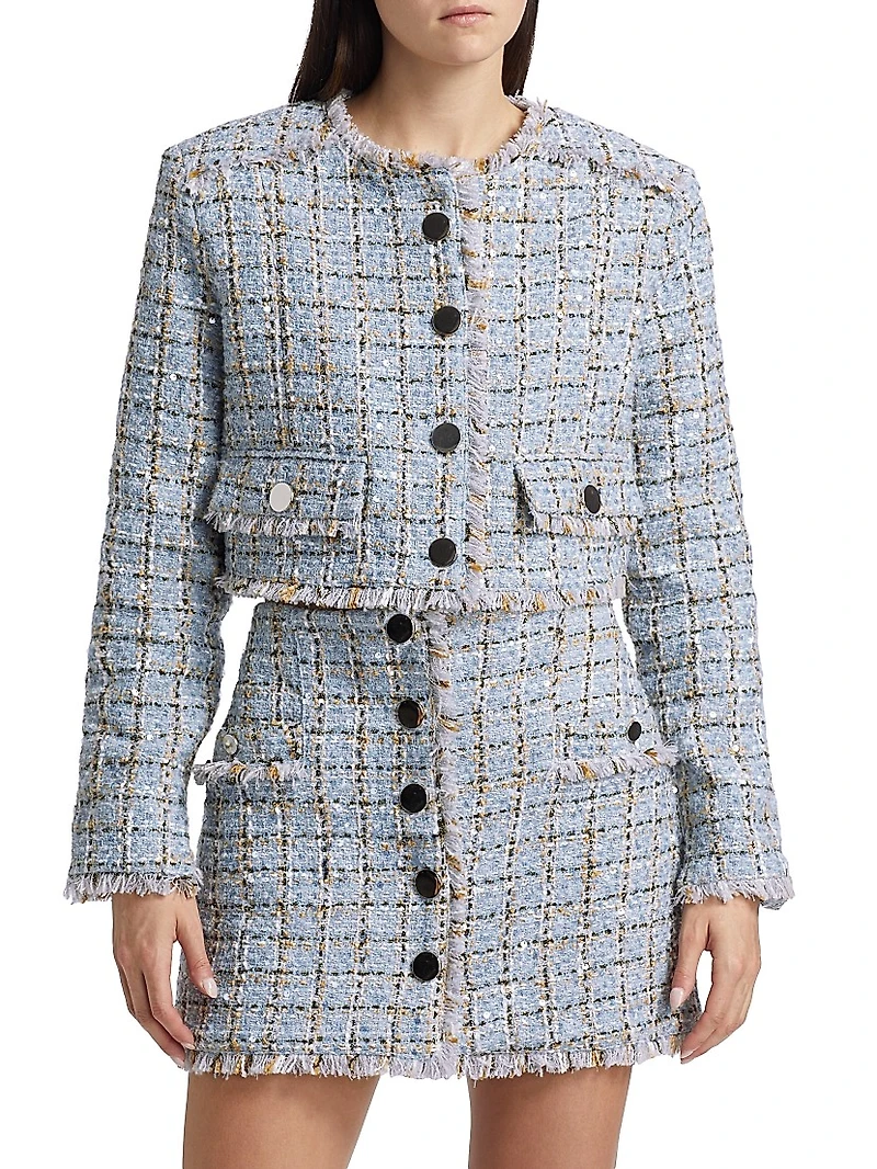 Lainey Tweed Crop Jacket