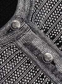 Cecilia Metallic Cotton Knit Jacket