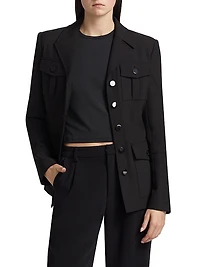 Charlie Belted Safari Blazer