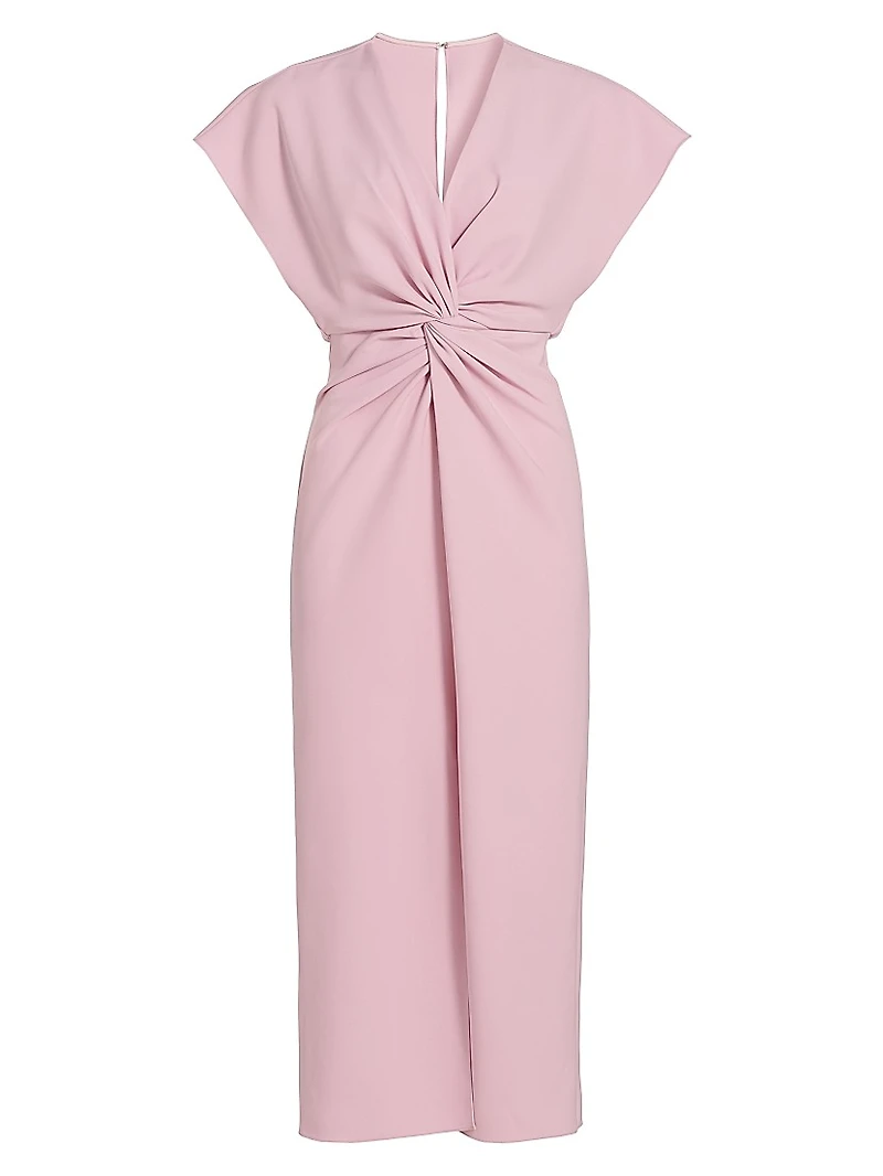 Jackie Twist-Front Cocktail Dress